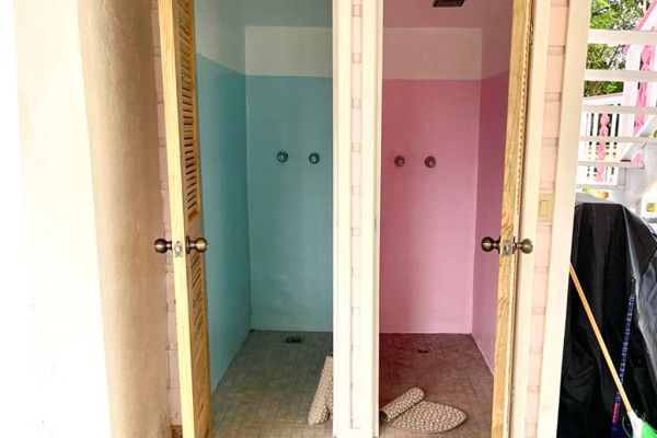 Dugout Exterior Showers